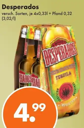 Trink und Spare Desperados 4x0,33 L Angebot