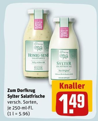 REWE Zum dorfkrug sylter salatfrische Angebot