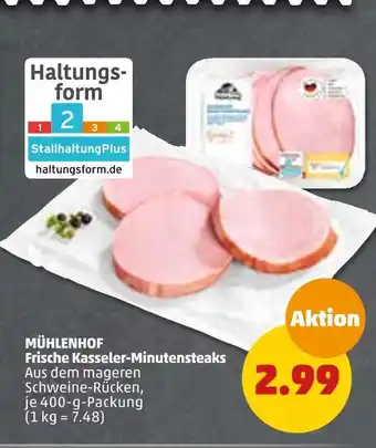 PENNY Mühlenhof frische kasseler-minutensteaks Angebot