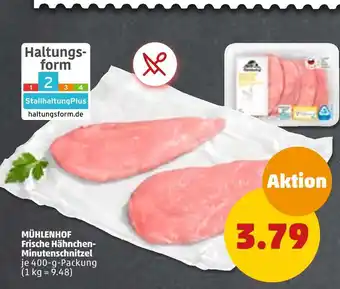 PENNY Mühlenhof frische hähnchen-minutenschnitzel Angebot