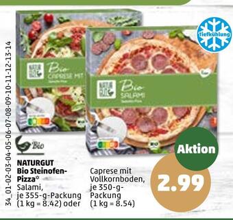 PENNY Naturgut bio steinofen-pizza Angebot