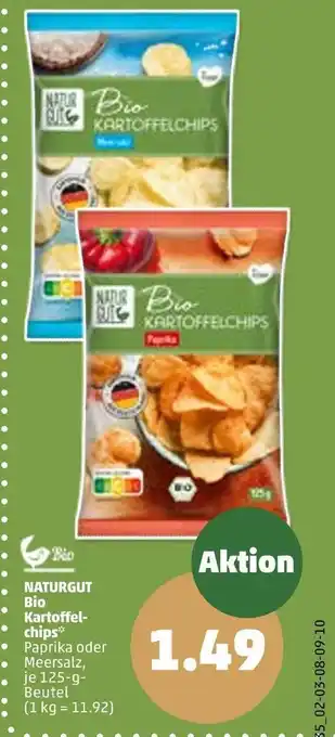 PENNY Naturgut bio kartoffelchips Angebot