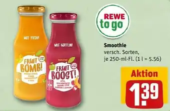 REWE Rewe bio smoothie Angebot