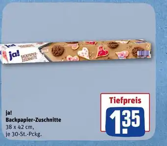 REWE Ja! backpapier-zuschnitte Angebot