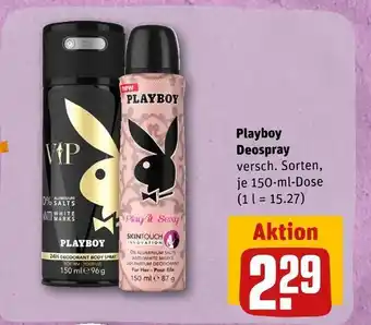 REWE Playboy deospray Angebot