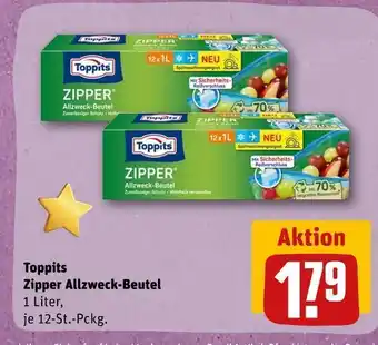 REWE Toppits zipper allzweck-beutel Angebot