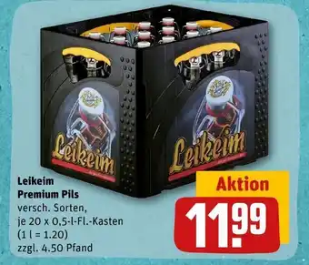 REWE Leikeim premium pils Angebot