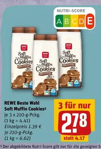 REWE Rewe beste wahl soft muffin cookies Angebot