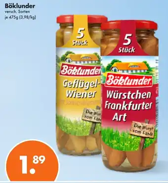 Trink und Spare Böklunder 475 g Angebot