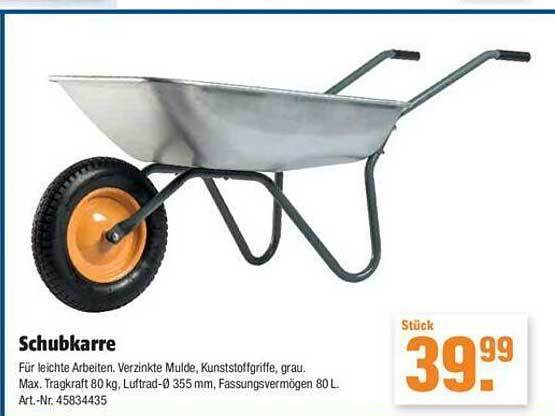 Schubkarre Angebot bei Werkers Welt