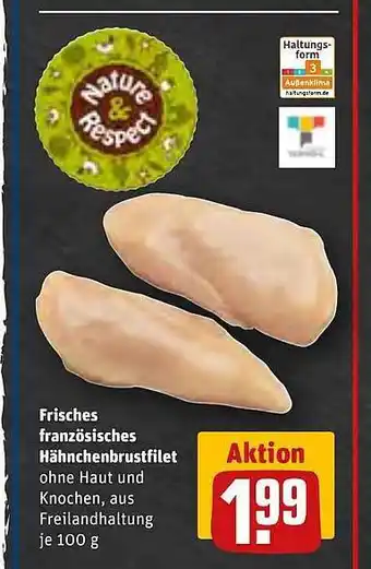 REWE Kaufpark Frisches französisches hähnchenbrustfilet Angebot