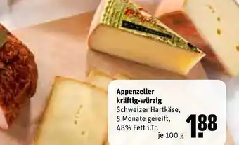 REWE Kaufpark Appenzeller kräftig-würzig Angebot