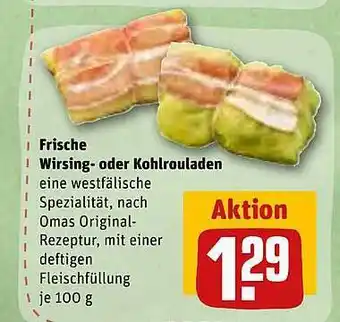 REWE Kaufpark Frische wirsing- oder kohlrouladen Angebot