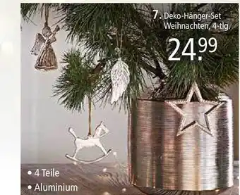 Weltbild Deko-hänger-set weihnachten, 4-tlg. Angebot