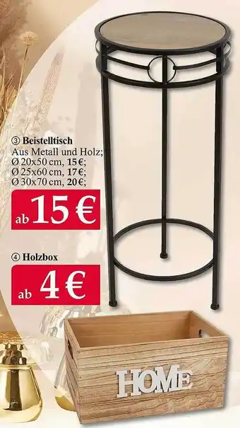 Woolworth Home beistelltisch Angebot