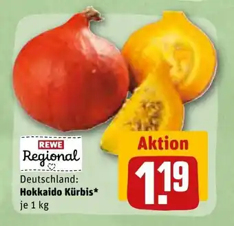 REWE Hokkaido Kurbis 1kg Angebot