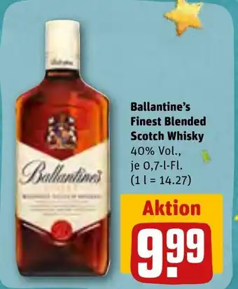 REWE Ballantine's Finest blended Scotch Whisky 700 ml Angebot