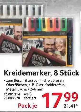 Selgros Kreidemarker, 8 Stück Angebot