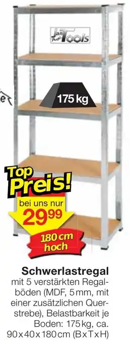 Jawoll Schwerlastregal Angebot
