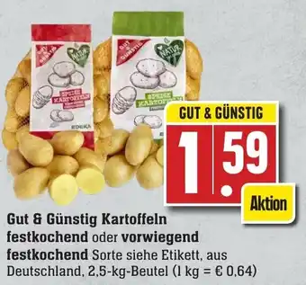 Edeka Neukauf Gut & Günstig Kartoffeln festkochend oder vorwiegend festkochend 2,5 kg Beutel Angebot