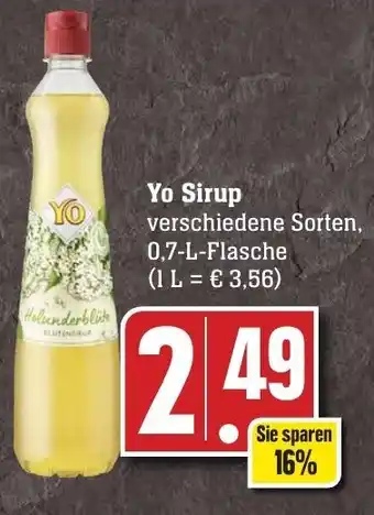 Edeka Neukauf Yo Sirup 0,7 L Flasche Angebot