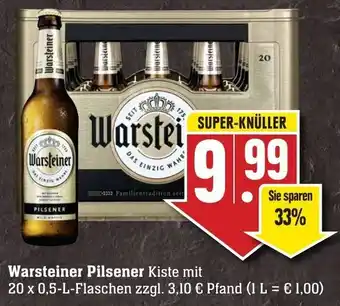 Edeka Neukauf Warsteiner Pilsener 20x0,5 L Flaschen Angebot