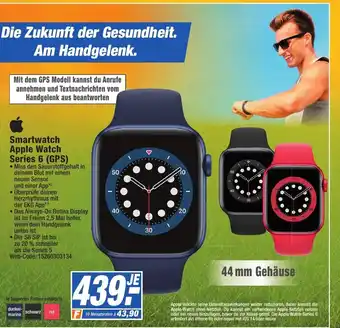 expert Octomedia Smartwatch Apple Watch Series 6 (GPS) Angebot