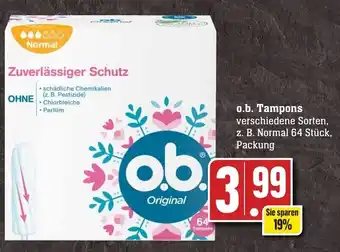 Edeka Neukauf o.b. Tampons Angebot