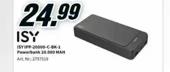 MediaMarkt Isy ipp-20000-c-bk-1 powerbank 20.000 mah Angebot