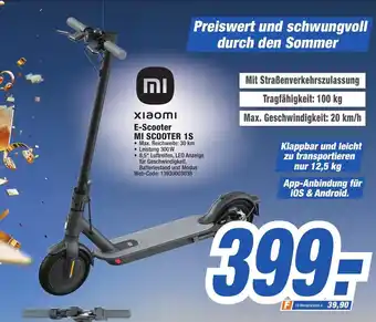 expert Octomedia Xiaomi E-Scooter Mi Scooter 1S Angebot