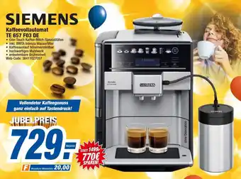 HEM Expert Siemens Kaffeevollautomat TE657F03DE Angebot