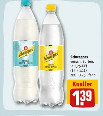 REWE Schweppes tonic Angebot