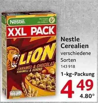 Selgros Nestle cerealien Angebot