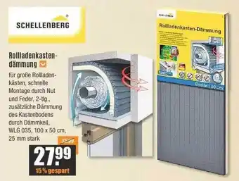 V Baumarkt Schellenberg rollladenkastendämmung Angebot