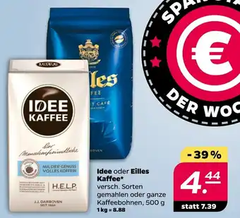 NETTO Idee o. Eilles Kaffee 500g Angebot