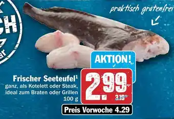 Hit Frischer Seeteufel 100 g Angebot