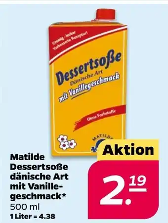 NETTO Matilde DessertsoBe danische Art mit Vanillegeschmack 500ml Angebot