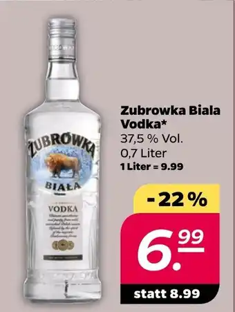 NETTO Zubrowka Biala Vodka 700 ml Angebot