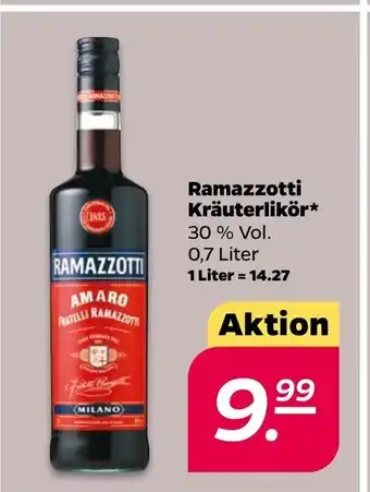 NETTO Ramazzotti Krauterlikor 700ml Angebot