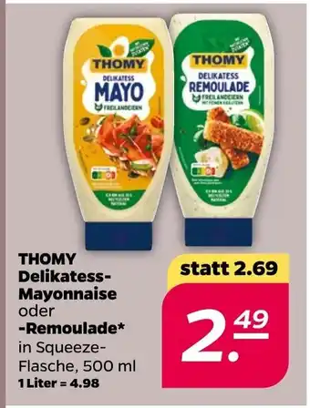 NETTO Thomy Delikatess Mayonnaise o. Remoulade 500ml Angebot