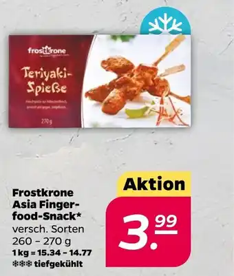 NETTO Frostkrone Asia Fingerfood-Snack 260-270g Angebot