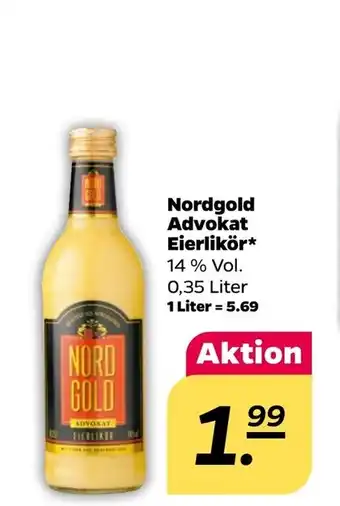 NETTO Nordgold Advocat Eierlikor 350ml Angebot