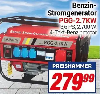 CENTERSHOP Benzin-Stromgenerator Angebot