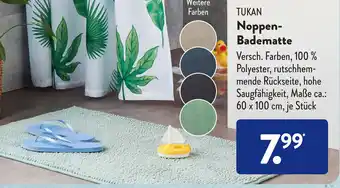 Aldi Süd Tukan Noppen Badematte Angebot