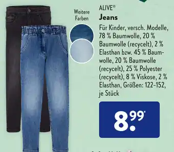 Aldi Süd Alive Jeans Angebot