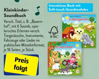 Aldi Süd Kleinkinder Soundbuch Angebot