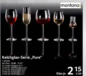 Selgros Kelchglas-Serie,,Pure'' Angebot