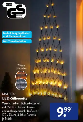 Aldi Süd Casa Deco LED Silhouette Angebot