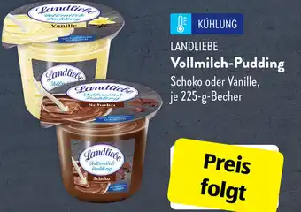 Aldi Süd Landliebe Vollmilch Pudding 225 g Becher Angebot