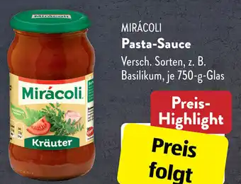 Aldi Süd Mirácoli Pasta Sauce 750 g Glas Angebot